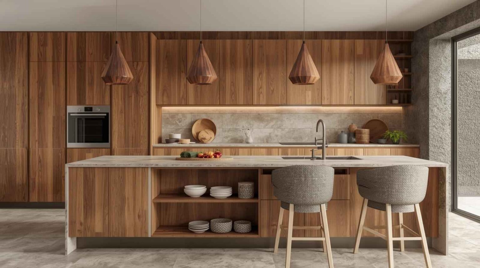Wooden-Kitchen